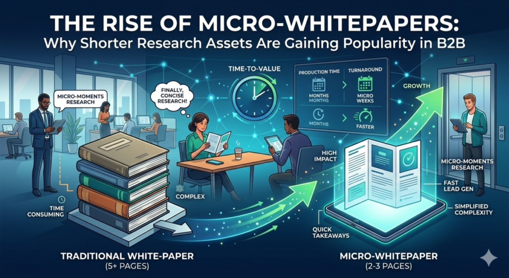 The Rise of Micro-Whitepapers: Why Shorter Research Assets Are Gaining Popularity in B2B