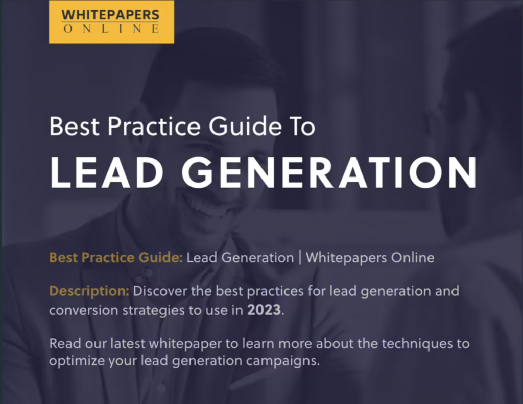 The Ultimate Guide to Effective Lead Generation: Best Practices for 2023