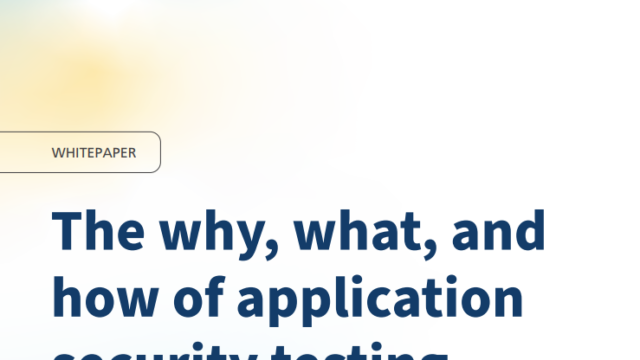 The why, what, and how of application security testing