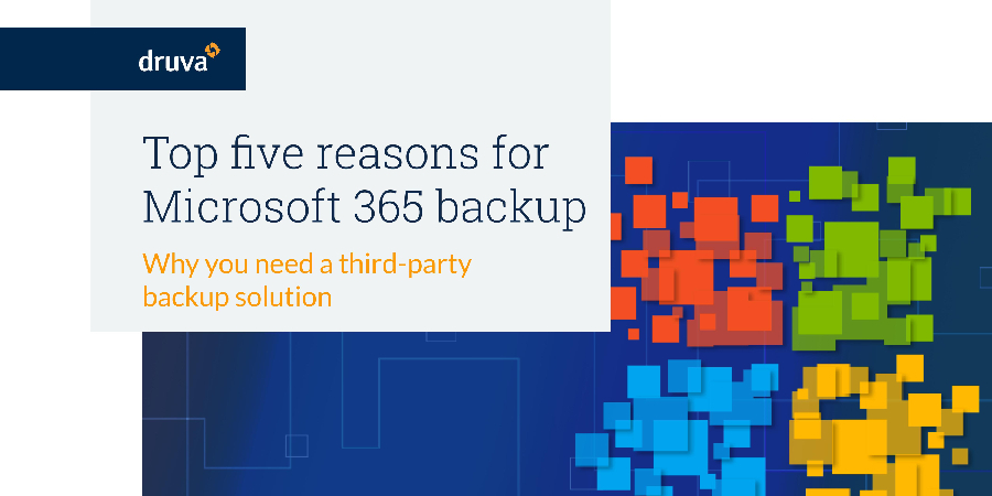 Top five reasons for Microsoft 365 backup