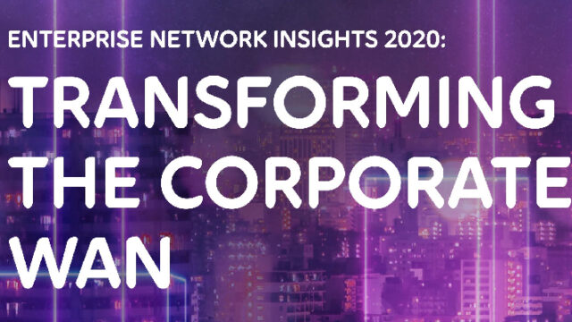 Transforming the corporate WAN