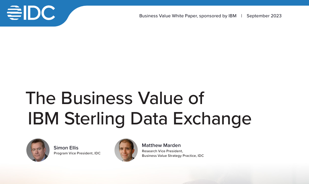 Unlock the Business Value of IBM Sterling Data Exchange