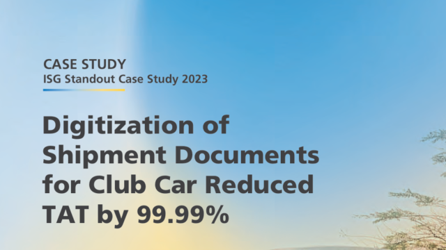 Unlocking Efficiency with LTIMindtree: A Case Study on Club Car’s Shipment Document Digitization