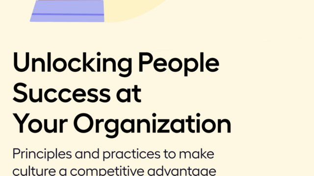 Unlocking People's Success at Your Organization