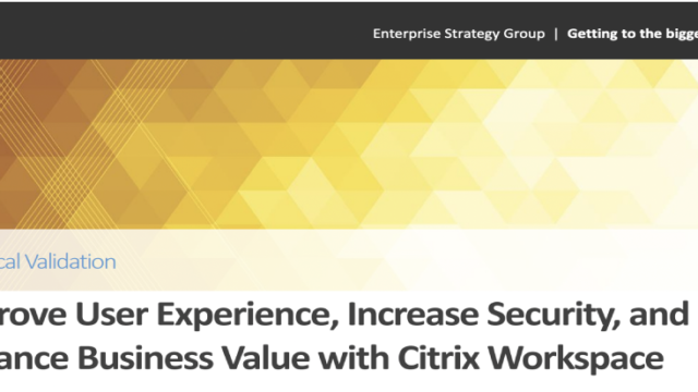 Use Citrix Workspace To Improve User Experience, Business Value & Security