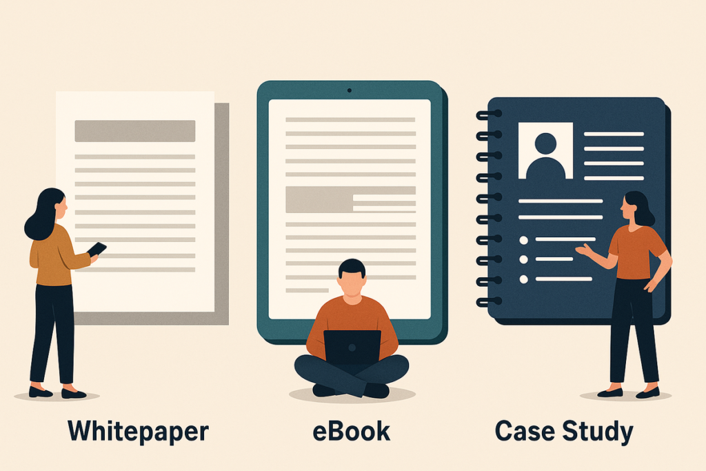 Whitepapers vs. Ebooks vs. Case Studies: Which Content Format Wins in B2B Marketing