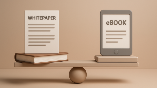 Whitepapers vs eBooks: Which Drives Better ROI in 2025?