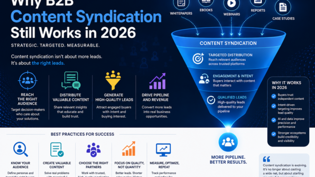 Why B2B Content Syndication Still Works in 2026 — When Done Right