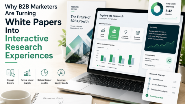 Why B2B Marketers Are Turning Whitepapers Into Interactive Research Experiences