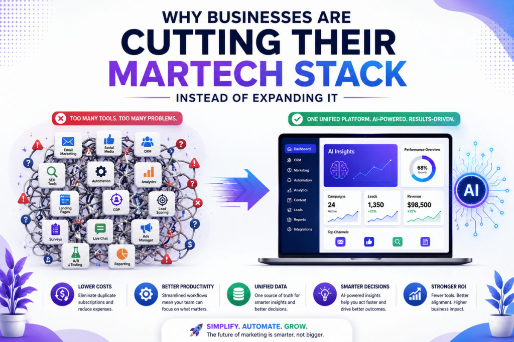 Why Businesses Are Cutting Their MarTech Stack Instead of Expanding It