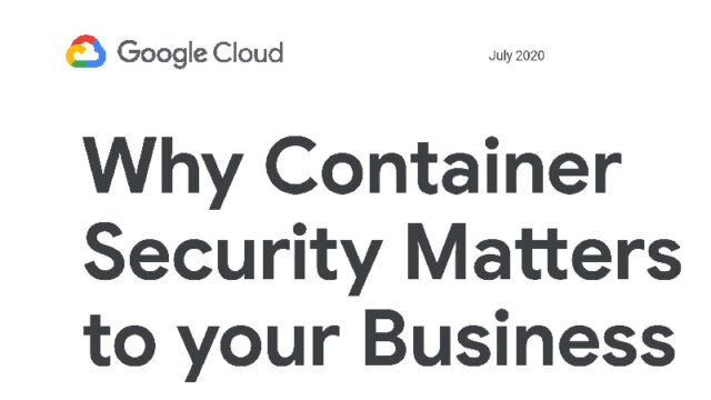 Why Container Security Matters to your Business
