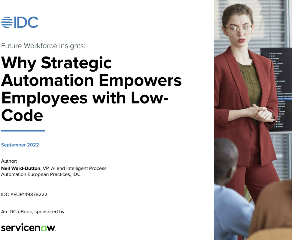 Why Strategic Automation Empowers Employees with Low-Code