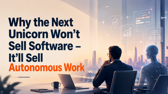 Why the Next Unicorn Won't Sell Software - It'll Sell Autonomous Work