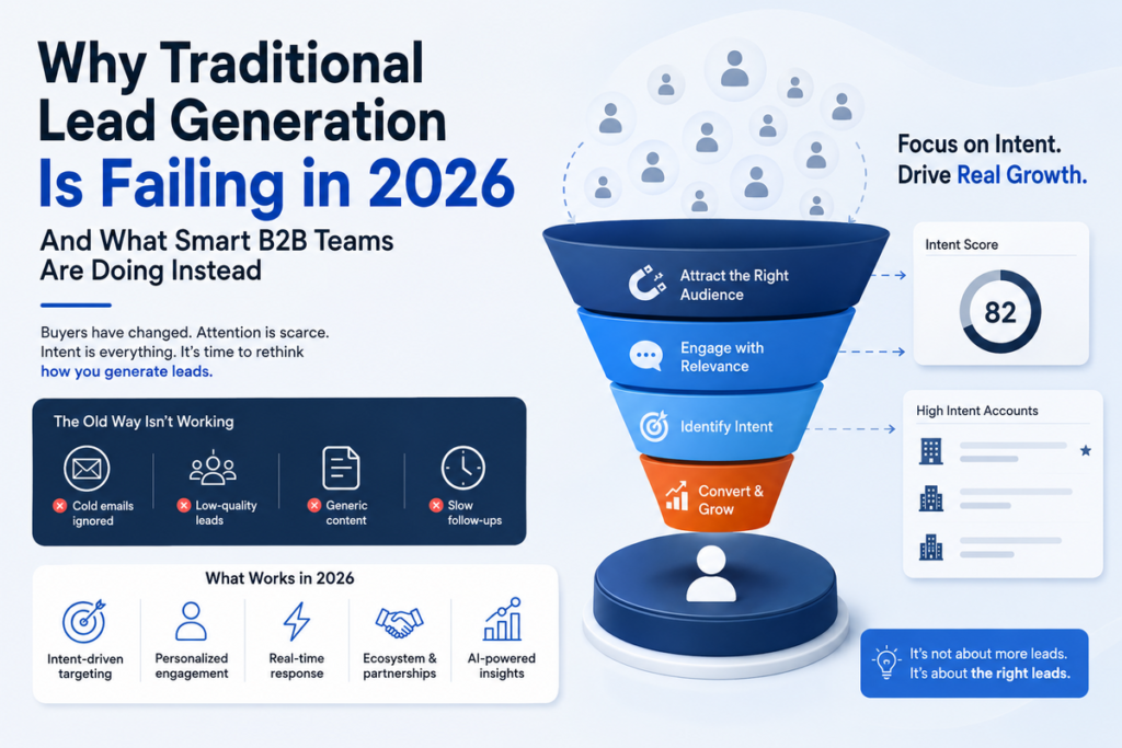 Why Traditional Lead Generation Is Failing in 2026 — And What Smart B2B Teams Are Doing Instead
