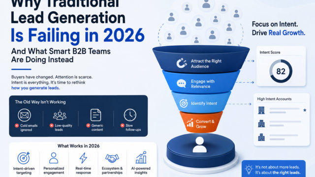 Why Traditional Lead Generation Is Failing in 2026 — And What Smart B2B Teams Are Doing Instead