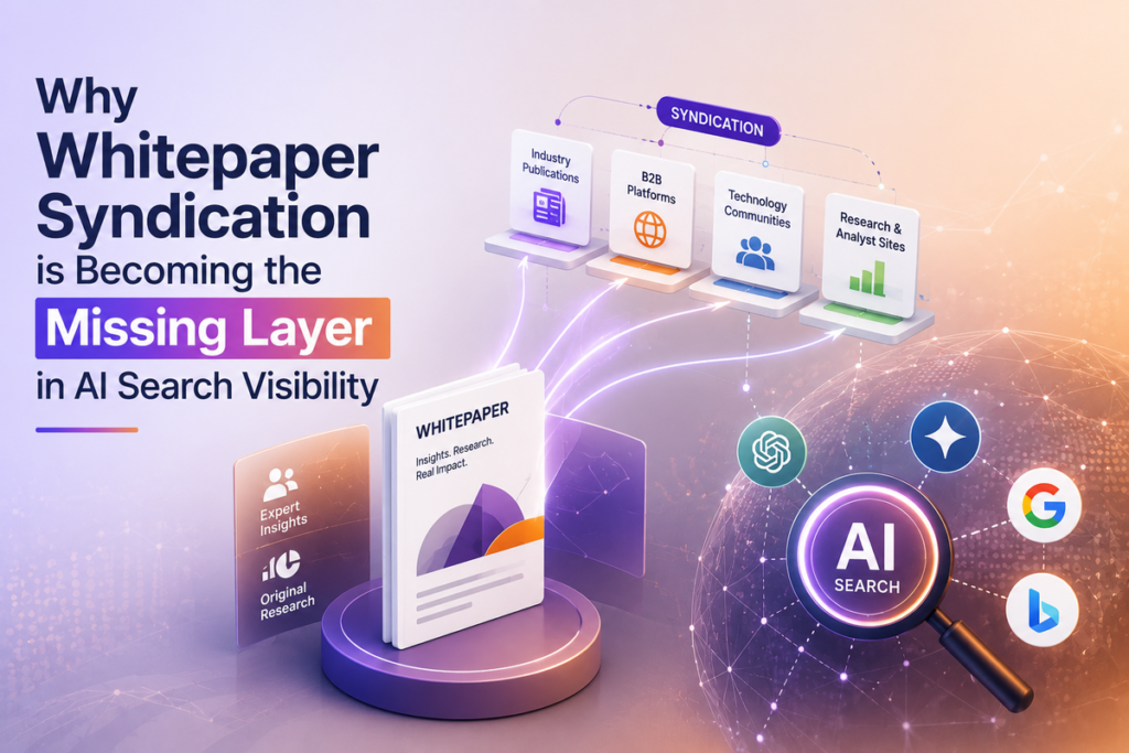 Why Whitepaper Syndication Is Becoming the Missing Layer in AI Search Visibility