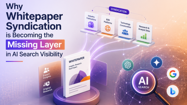 Why Whitepaper Syndication Is Becoming the Missing Layer in AI Search Visibility